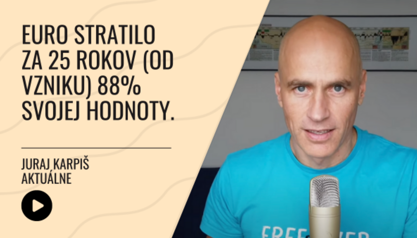 Euro stratilo za 25 rokov (od vzniku) 88% svojej hodnoty/Prečo oficiálne čísla neodrážajú realitu?